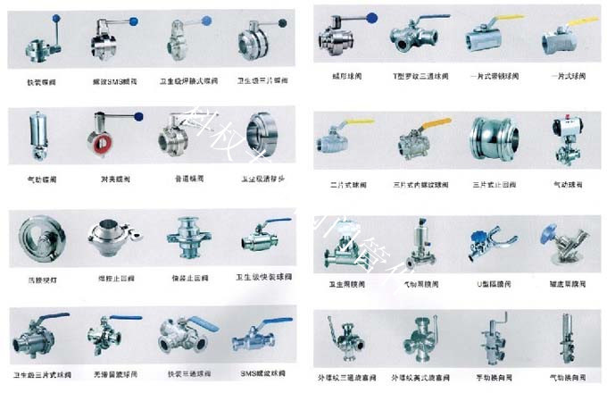 專業(yè)衛(wèi)生級閥門、球閥、蝶閥、止回閥、隔膜閥